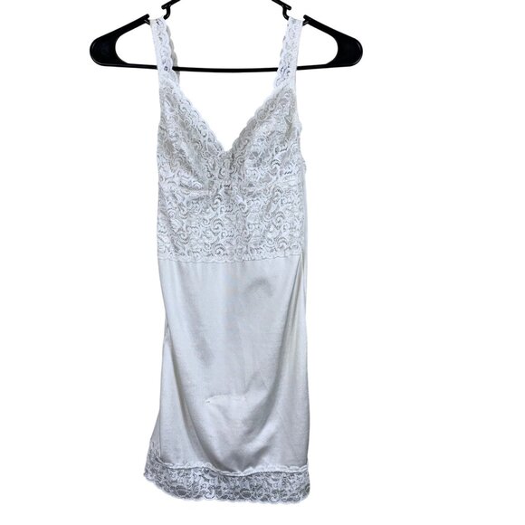 Vintage Adonna ILGWU Union Made Chemise Ivory - Size Large - Picture 1 of 7